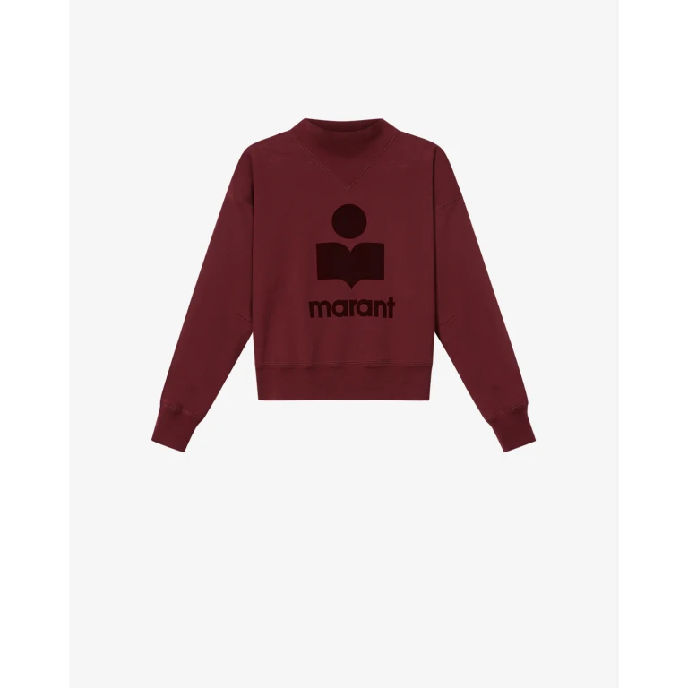 Sweat Shirt Moby - Femme - Bordeaux / Bordeaux - Taille34 - Marant Étoile