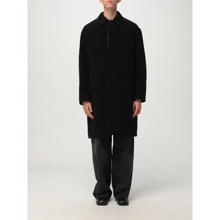Coat Men color Black (MA0461HAC3D05H01BK)