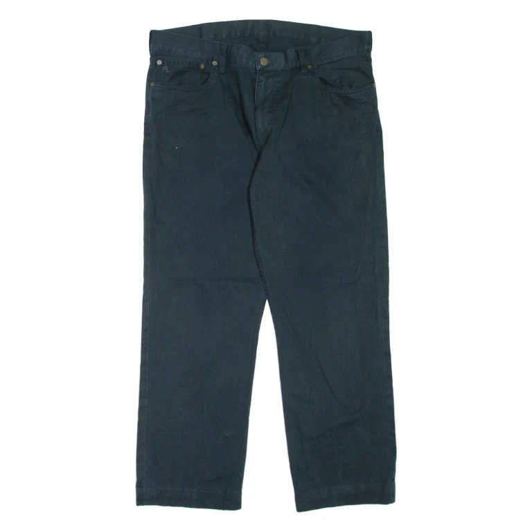 POLO RALPH LAUREN Mens Trousers Black Regular Straight W38 L29