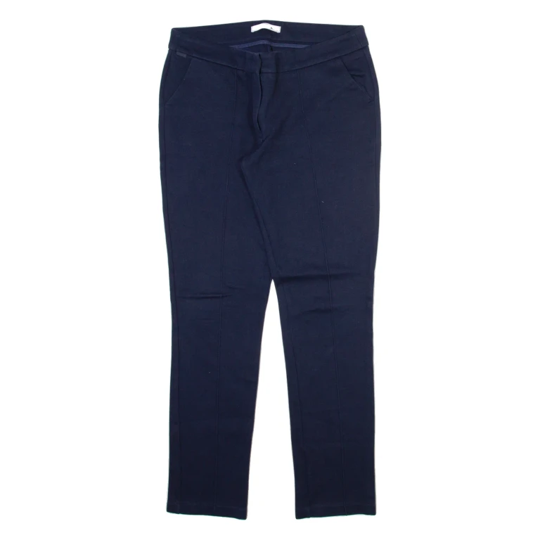 LACOSTE Womens Trousers Blue Slim Skinny W30 L27