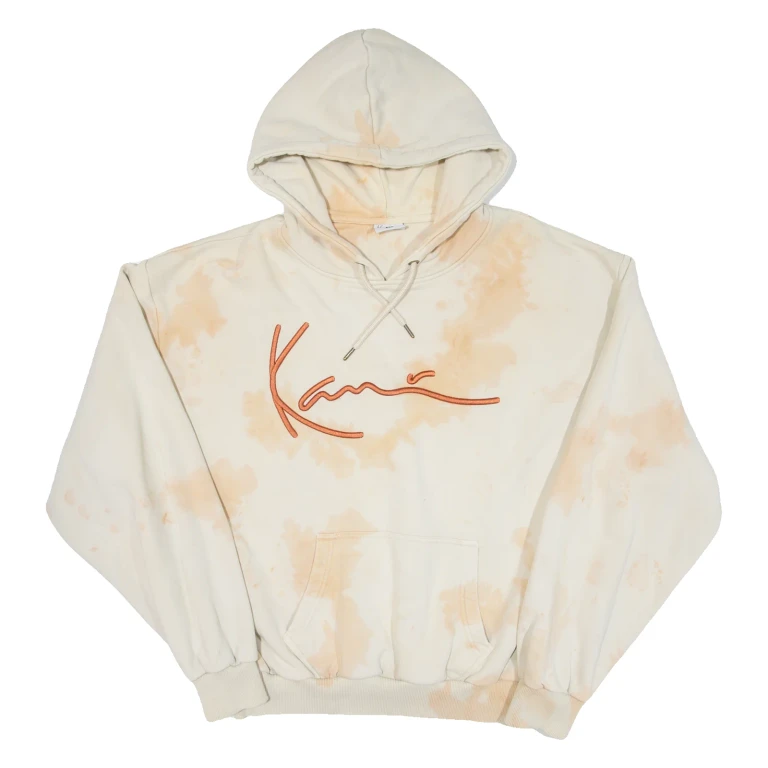 KARL KANI Womens Beige Hoodie XL