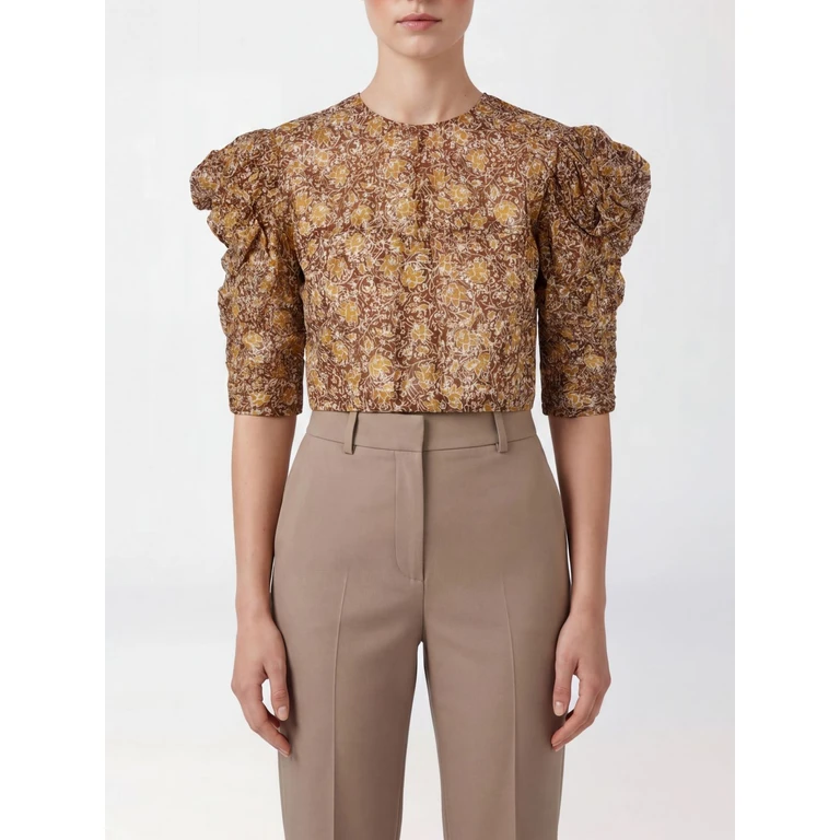 ISABEL MARANT ETOILE Top Woman color Brown (T0831FAD1J14E67KI)