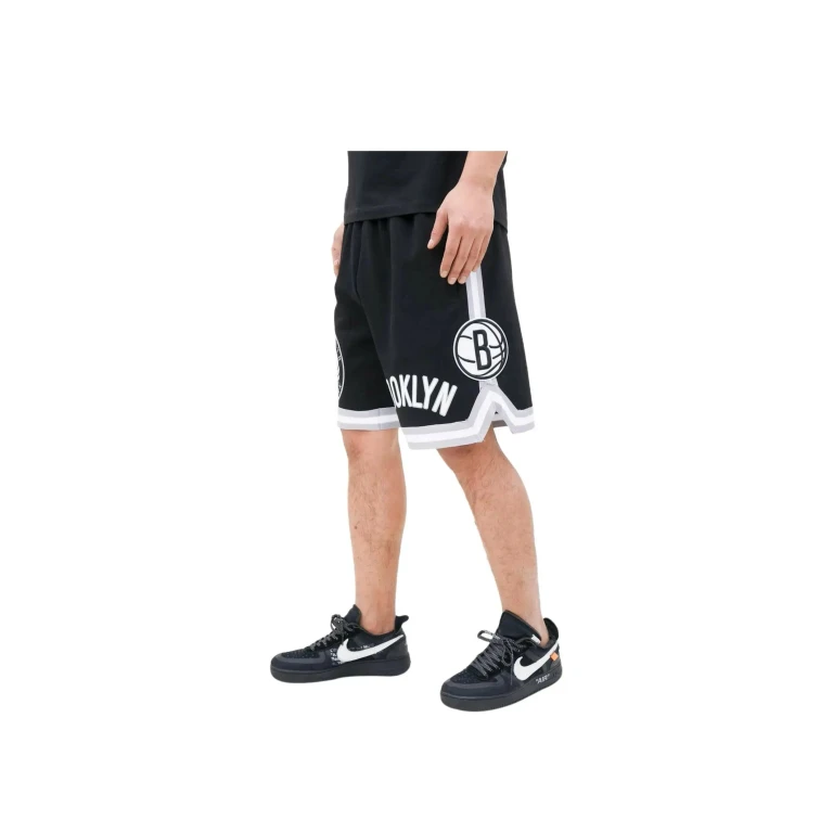 Brooklyn Nets Classic Chenille Men Shorts Black