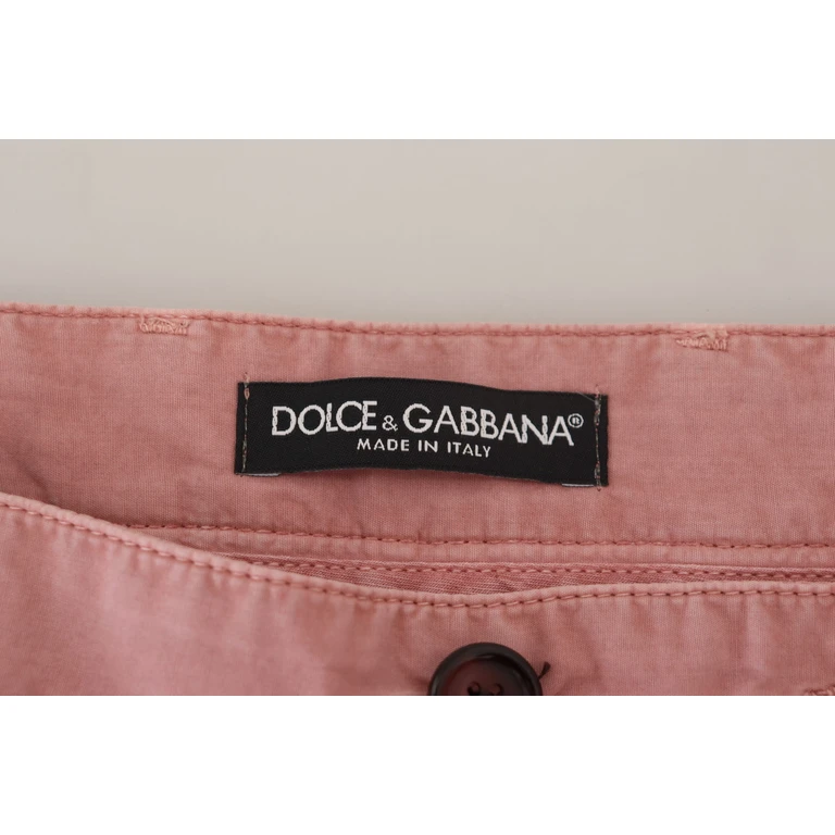 Pink Chinos Cotton Casual Mens Shorts - Men