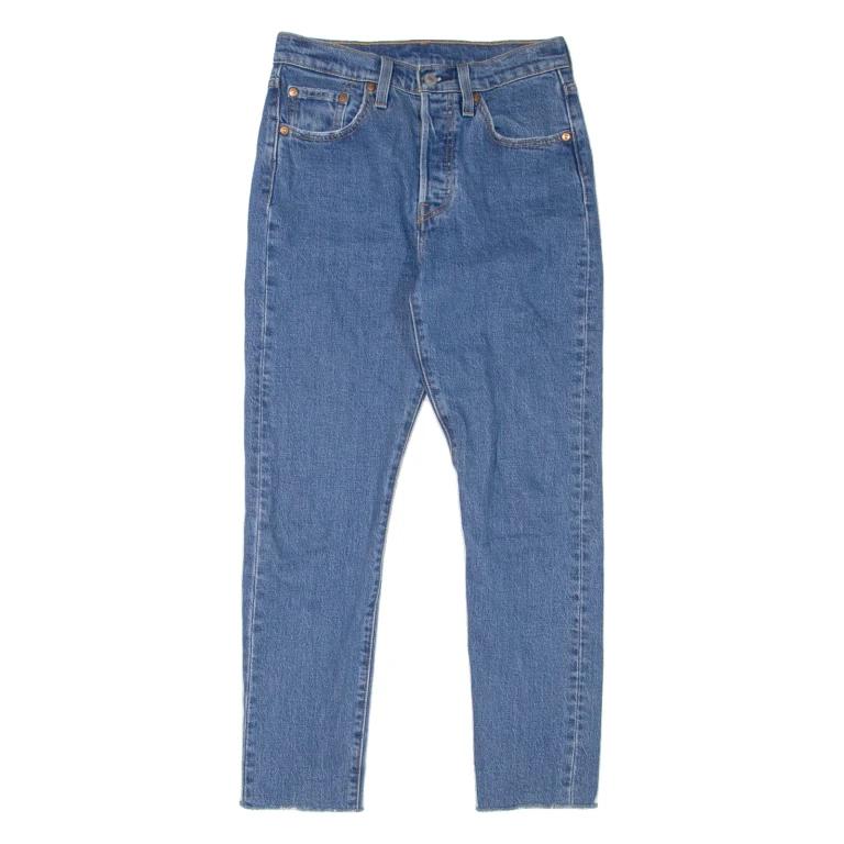 LEVI'S 501S Jeans Womens Blue Skinny Straight W25 L28
