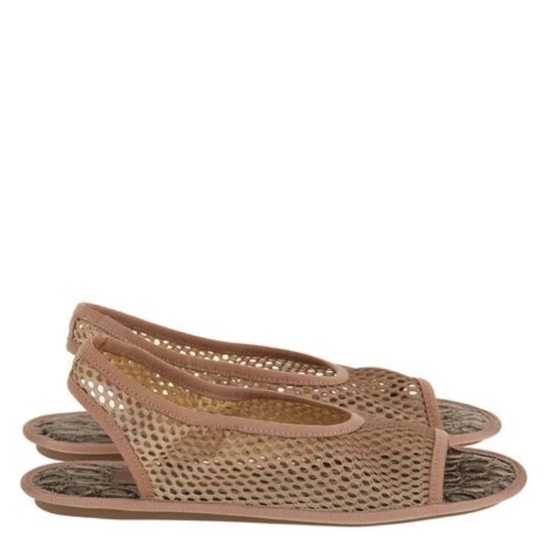 Ferragamo Anio Mesh Slingback Sandals, Size 7 C (01D912 756736)