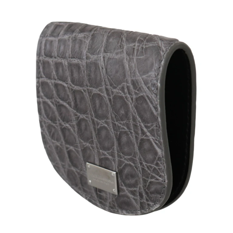 Gray Exotic Skin Condom Case Holder Pocket Wallet Skins - Men