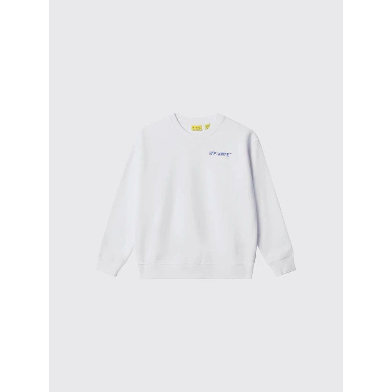 OFF-WHITE KIDS Sweater Kids color White (OBBA001S26BFLE0041000)