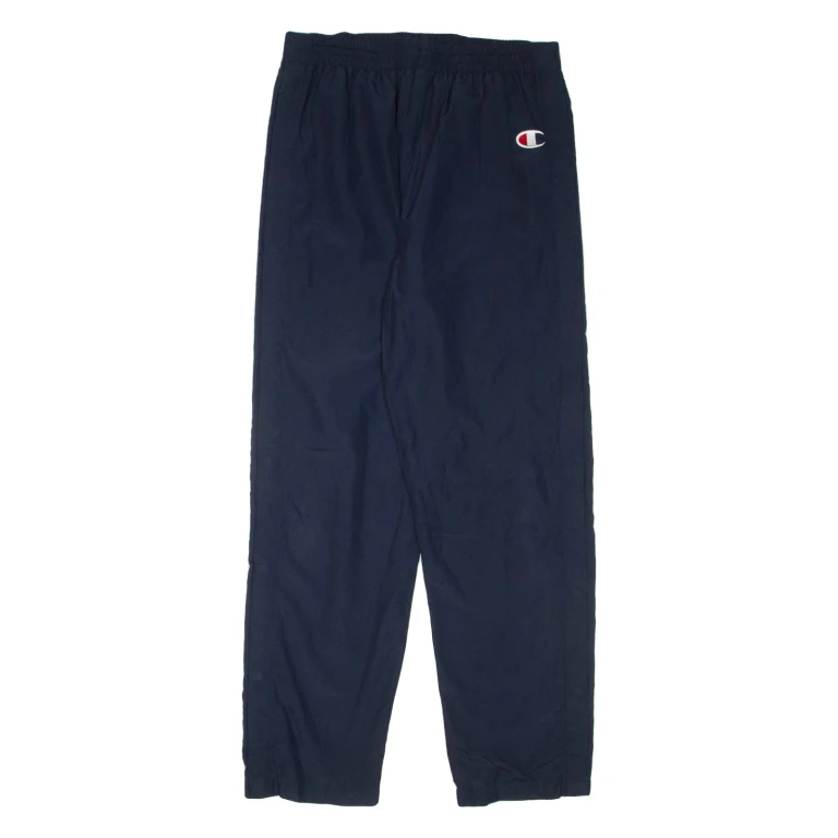 CHAMPION Mens Track Pants Blue Straight M W28 L30