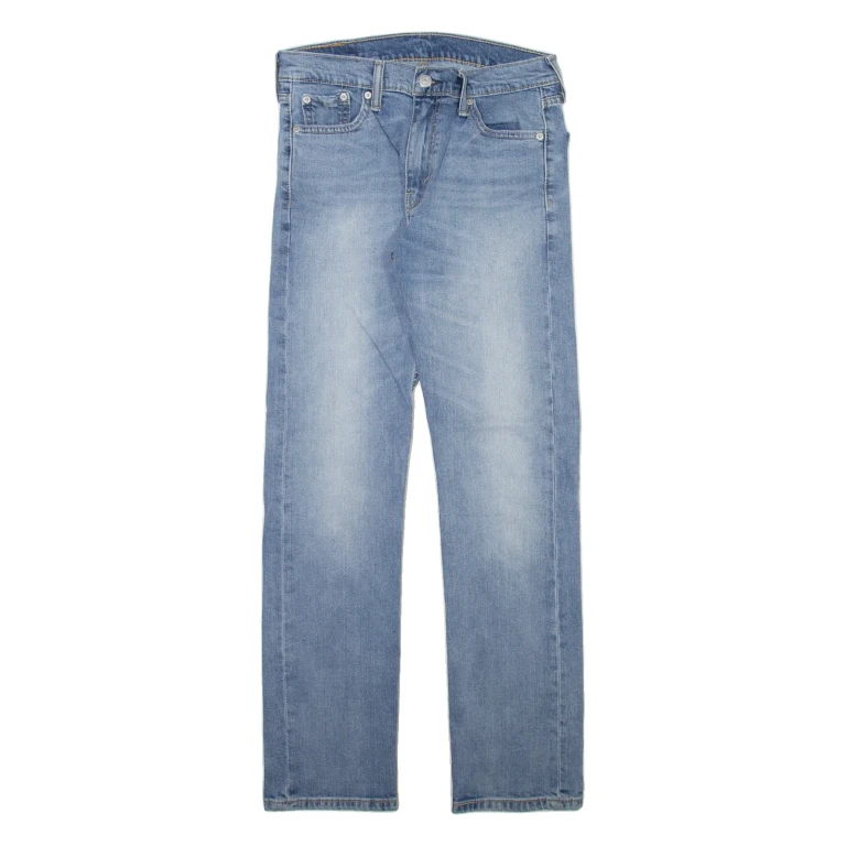 LEVI'S 513 Jeans Mens Blue Slim Straight Stone Wash W30 L32