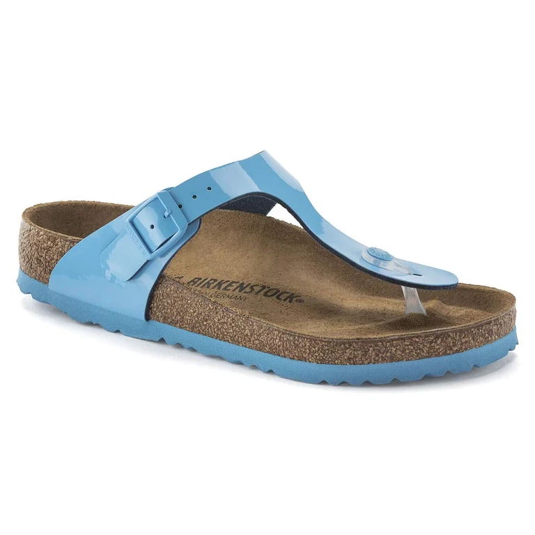 Unisex Gizeh Birko Flor Patent Sky Blue