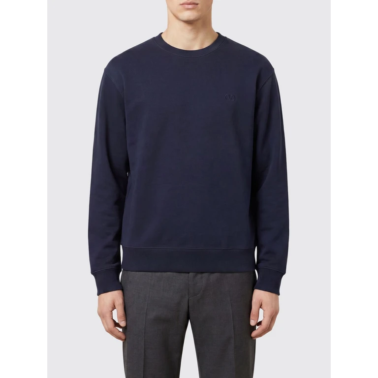 Crewneck Cotton Sweatshirt with Long Sleeves (MF28RBMN598)