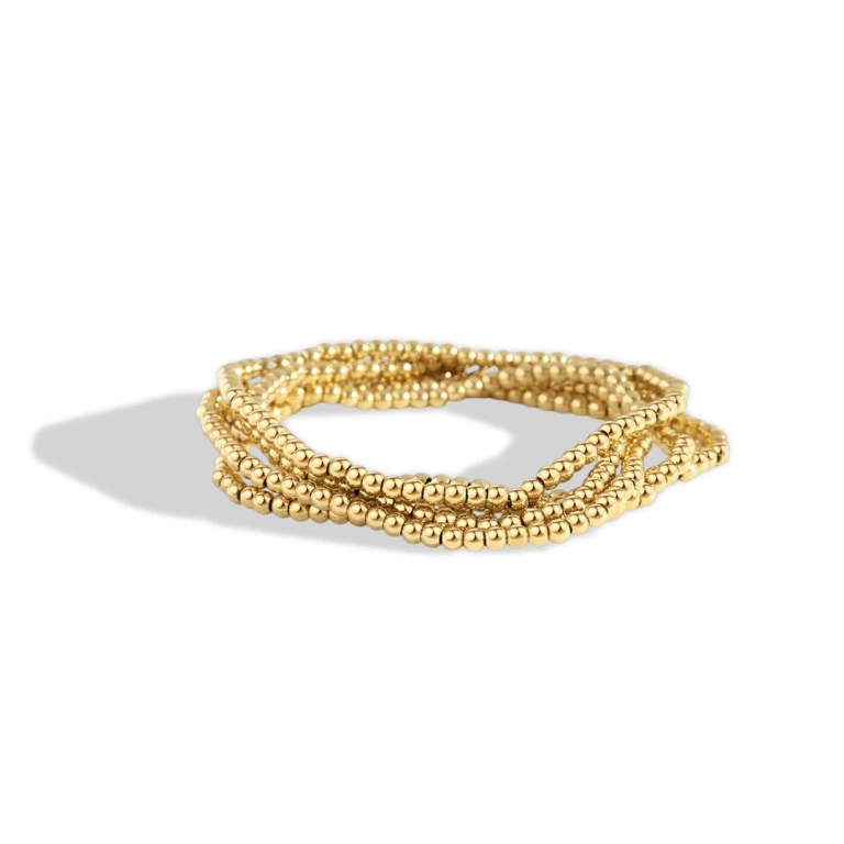 3mm & 5mm Beaded Bracelet Stacking Set