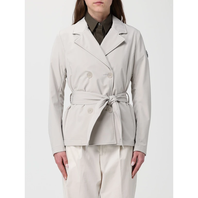 Double-Breasted Polyester Trench Coat (19006WV6)