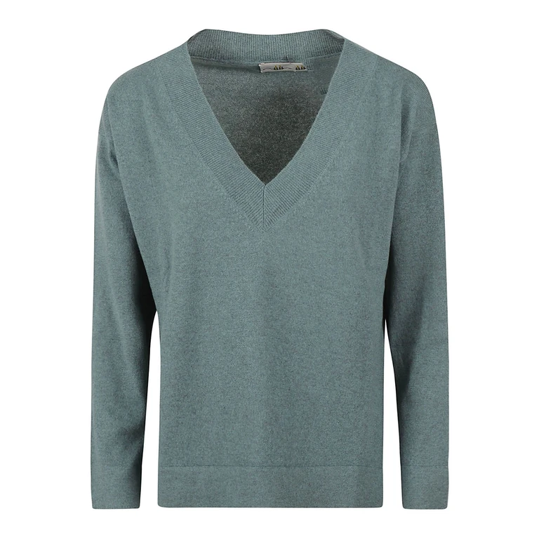 Pull À Col V - Vert (PICASSOVERDE)