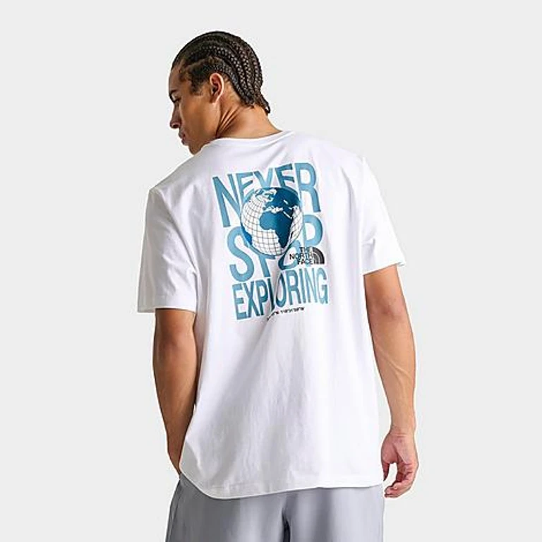 The North Face Men's Globe Relaxed T-Shirt in TNF White Size: Small