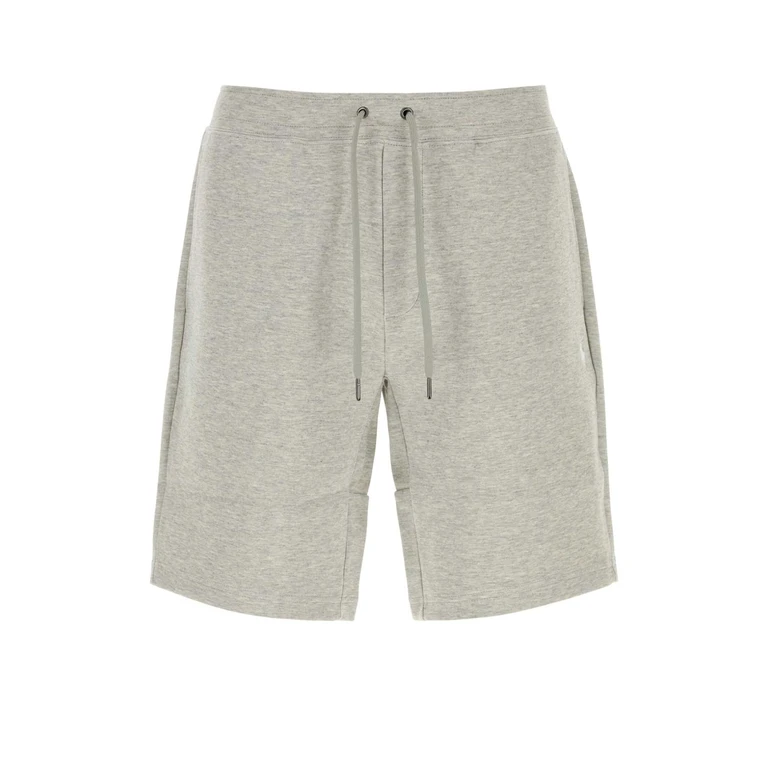 Polo Ralph Lauren Grey Cotton Blend Bermuda Shorts Darksportheatherc1730 Exterior: Polyester - Men
