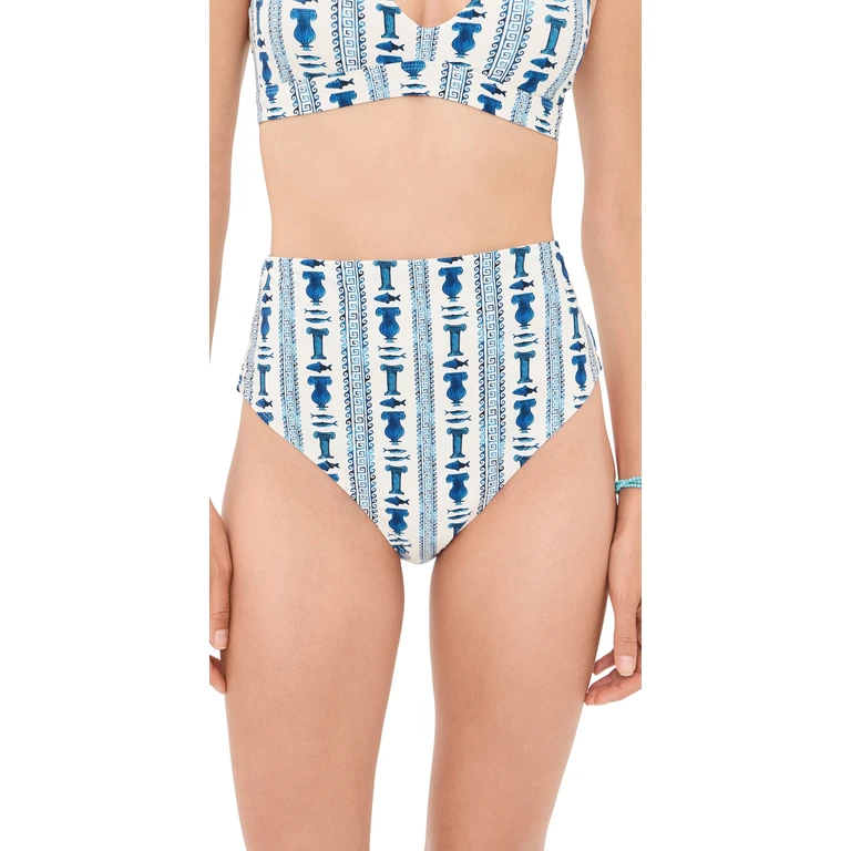 STYLEST STYLEST x Lia Burke Libaire DreamSculpt High Rise Grommet Bikini Bottom Seaside XL