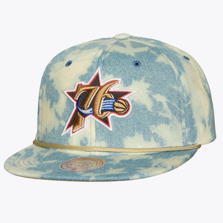 Men's NBA Acid Wash Snapback Hwc 76Ers Snapback Caps