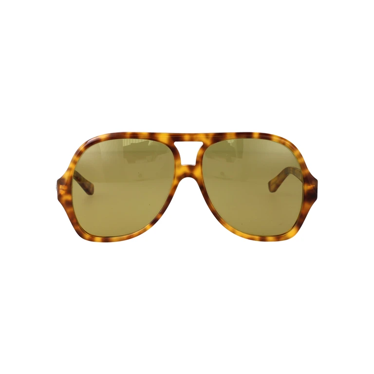 Chloé Havana-havana-green Acetate Sunglasses - Women