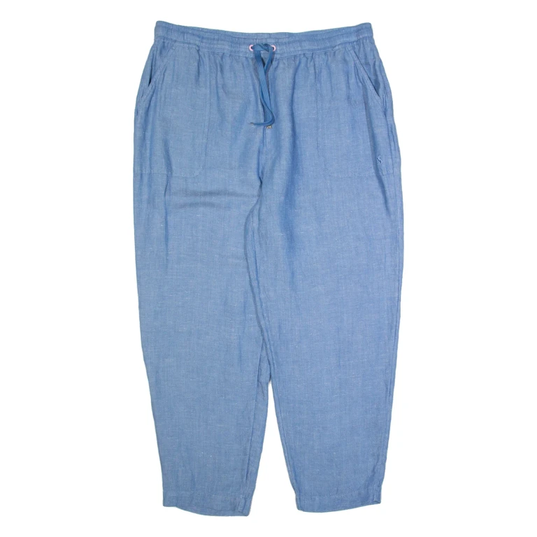 JOULES Mens Trousers Blue Relaxed Tapered W36 L26