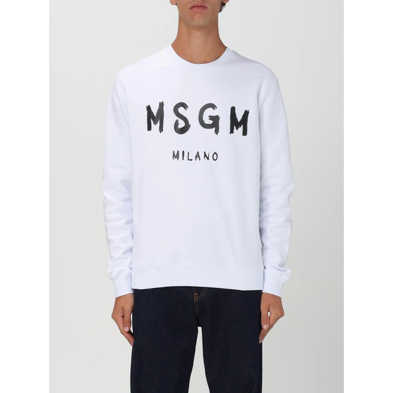 MSGM Sweatshirt Men color White (2000MM5132000101)