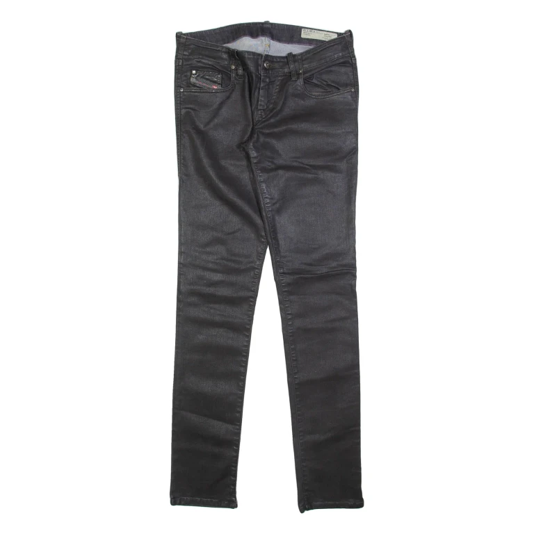DIESEL Womens Trousers Grey Slim Skinny W28 L32