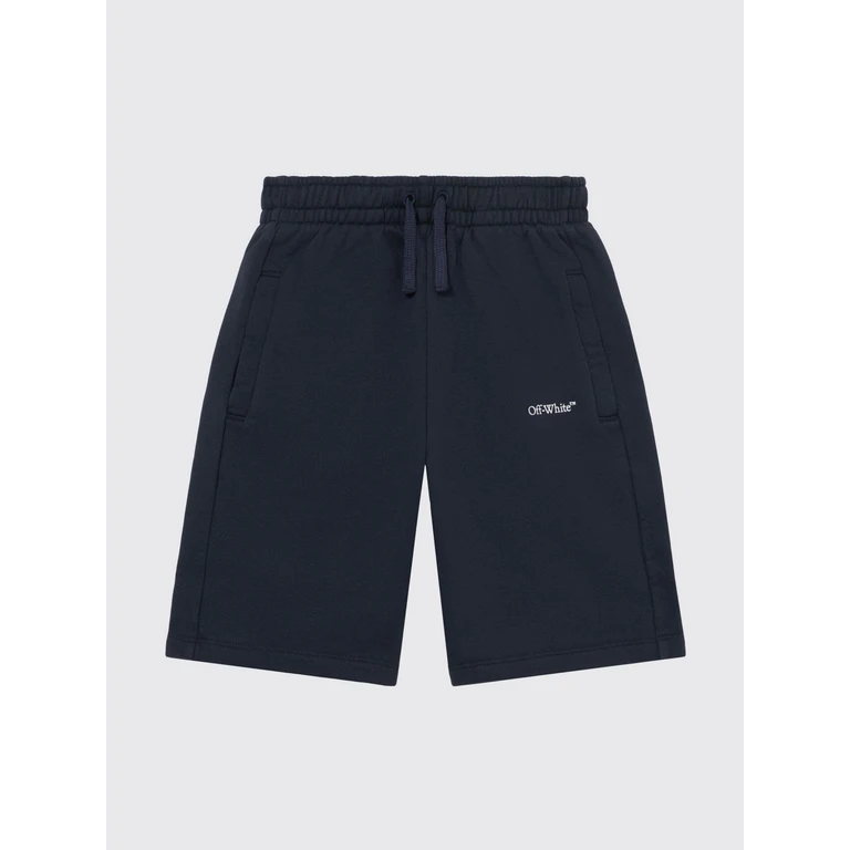 Off-White Boy's Cotton Jogging Shorts with Elasticated Waist (44BCI001S26F005410)