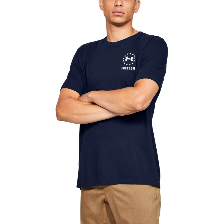 Men's Freedom Left Chest Live T