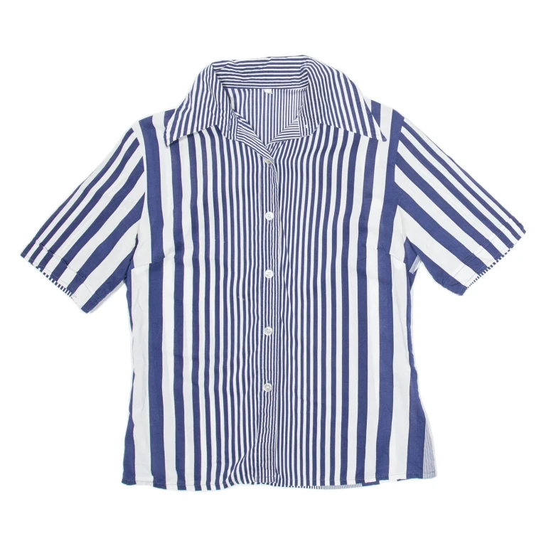 Womens Shirt Blue Striped S