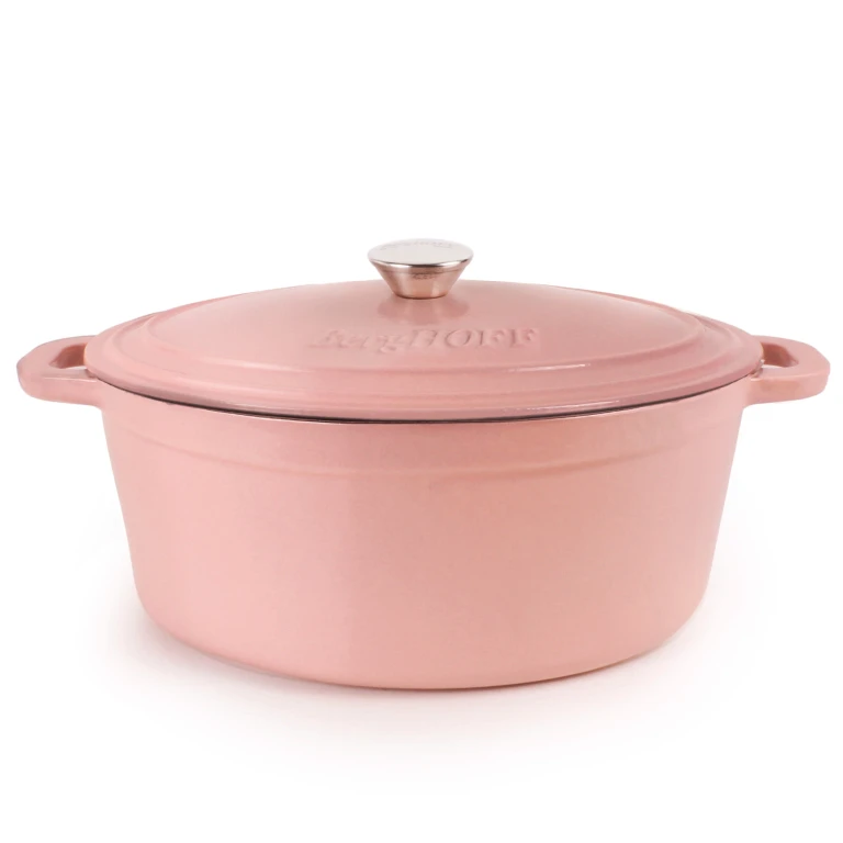 Neo Cast Iron 8qt. Oval Dutch Oven 13" with Lid, Pink