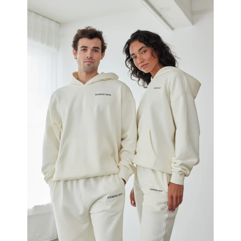 Basics White Sand Unisex Hoodie