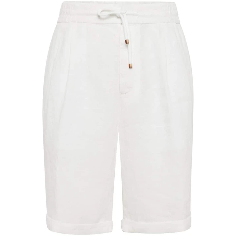 Brunello Cucinelli Linen Bermuda