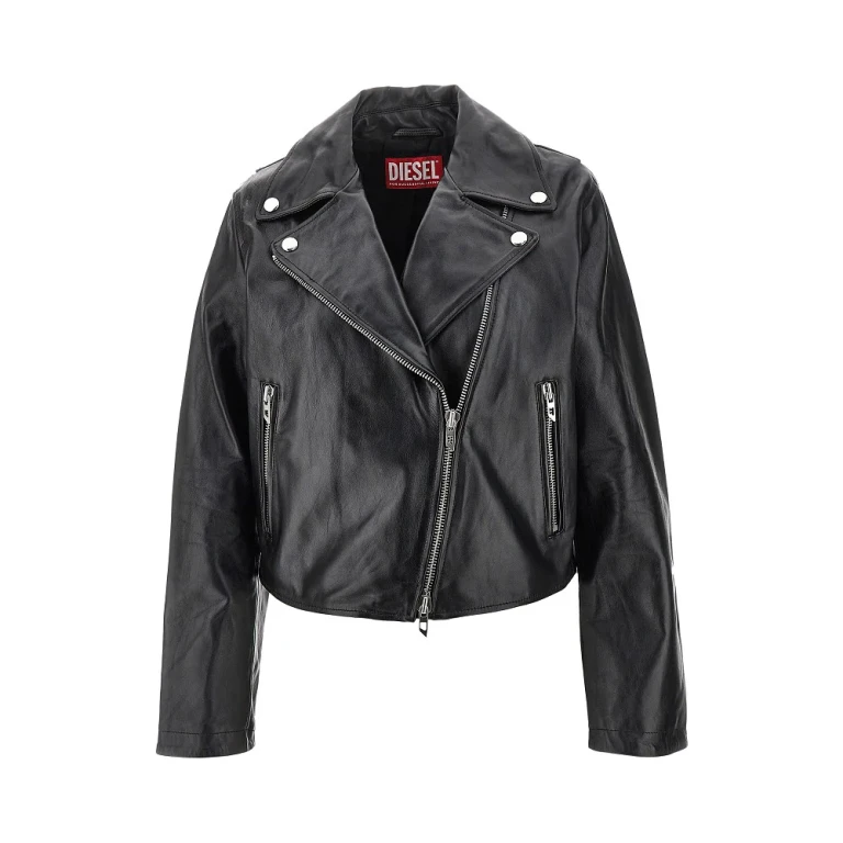 DIESEL 'L-Unatic' leather jacket Woman 44