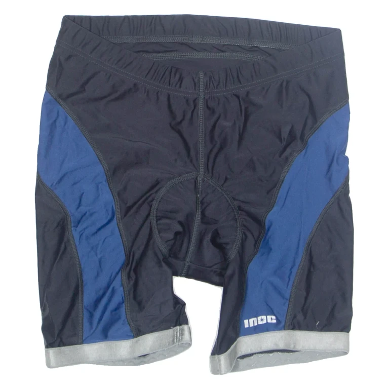 INOC Padded Stretch Cycling Shorts Mens Sports Shorts Black L W28