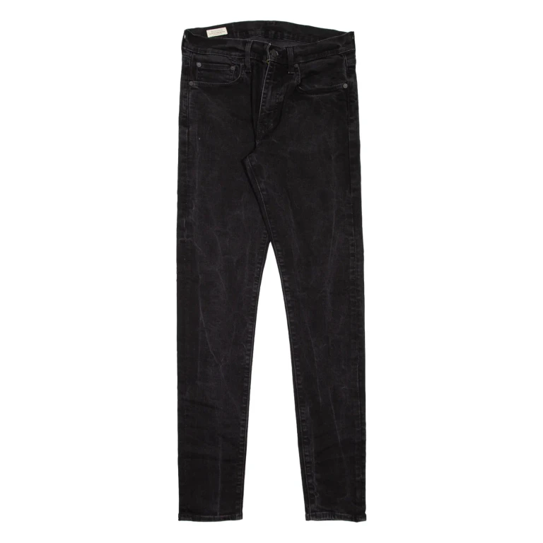 LEVI'S Taper BIG E Mens Jeans Black Slim Skinny W32 L34