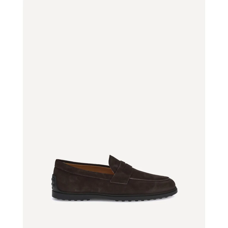TOD'S Suede Loafers Male 8.5