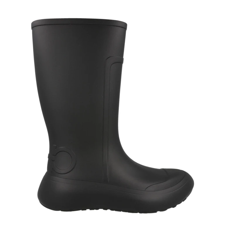 Gancini Logo Rain Boots