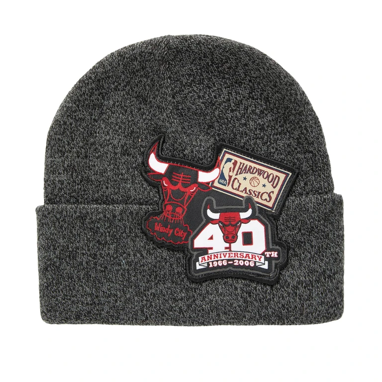 Men's NBA Xl Logo Patch Knit Hwc Bulls Beanies
