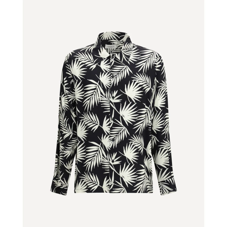 LANEUS Printed bowling Shirt Male 50