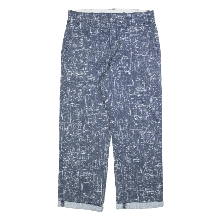 DICKIES Mens Trousers Blue Regular Straight W32 L27