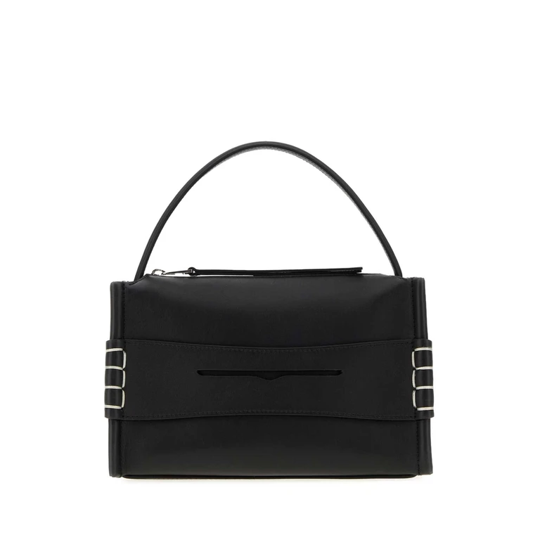 JW Anderson Black Leather Small Loafer Handbag Borse A Mano - Women