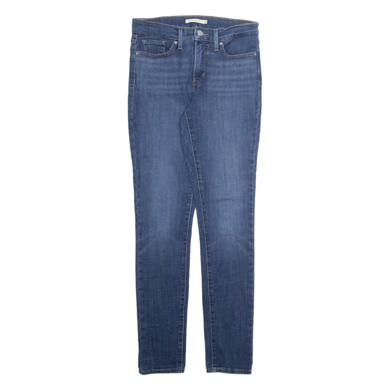 LEVI'S Womens Jeans Blue Regular Skinny Stone Wash W28 L32
