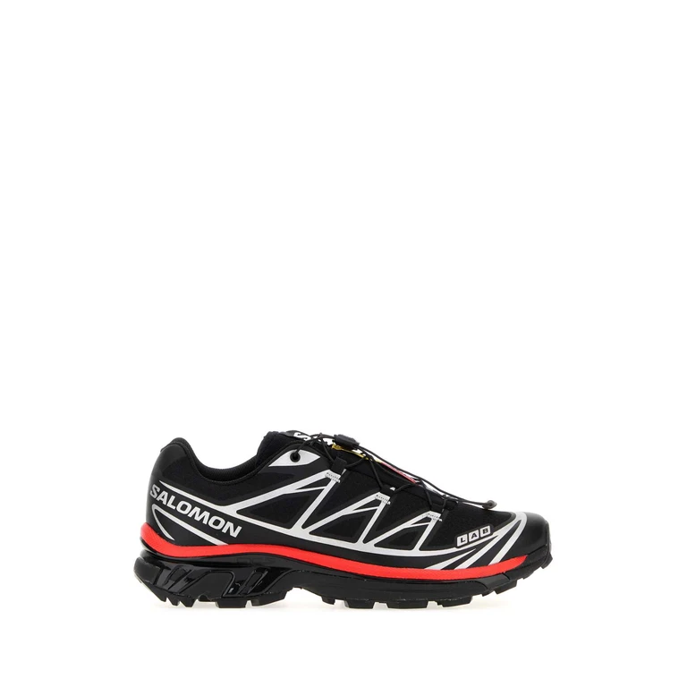XT-6 Casual Shoes in Black/Fiery Red/Silver Size: 8.0