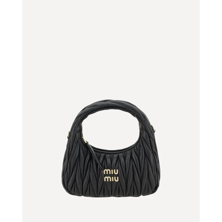 MIU MIU - Miu Miu Small Wander matelassé hobo bag