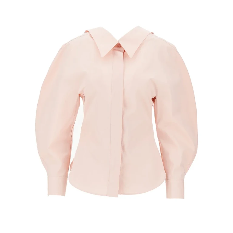 GIVENCHY Poplin shirt with rounded sleeves Woman 36
