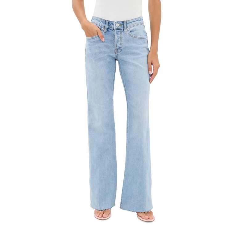 Good American Vintage Low Relaxed Flare Jeans Indigo1288 2