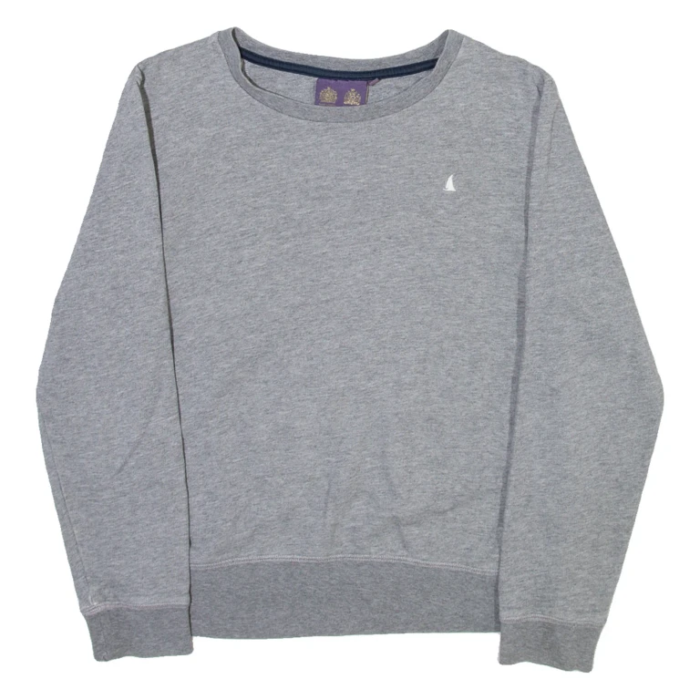 MUSTO Womens Sweatshirt Grey UK 10