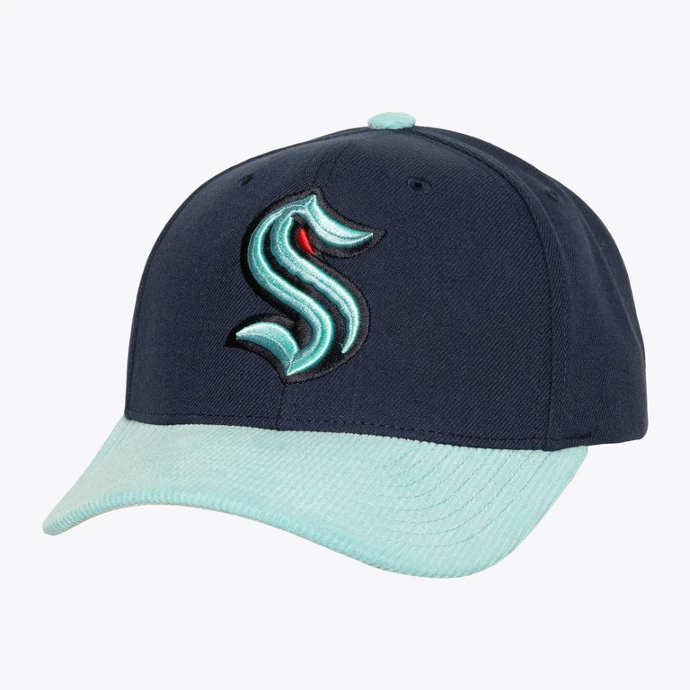 Men's NHL Cord Pro Snapback Kraken Snapback Caps