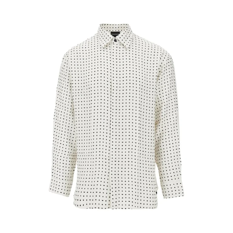 EMPORIO ARMANI Printed viscose shirt Man S